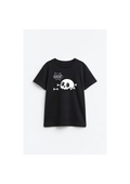T-shirt skull met korte mouwen