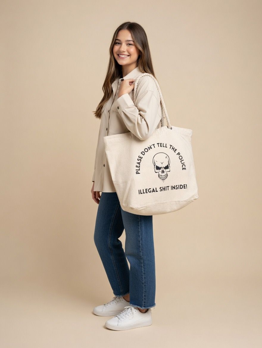 Totebag Don't tell the police