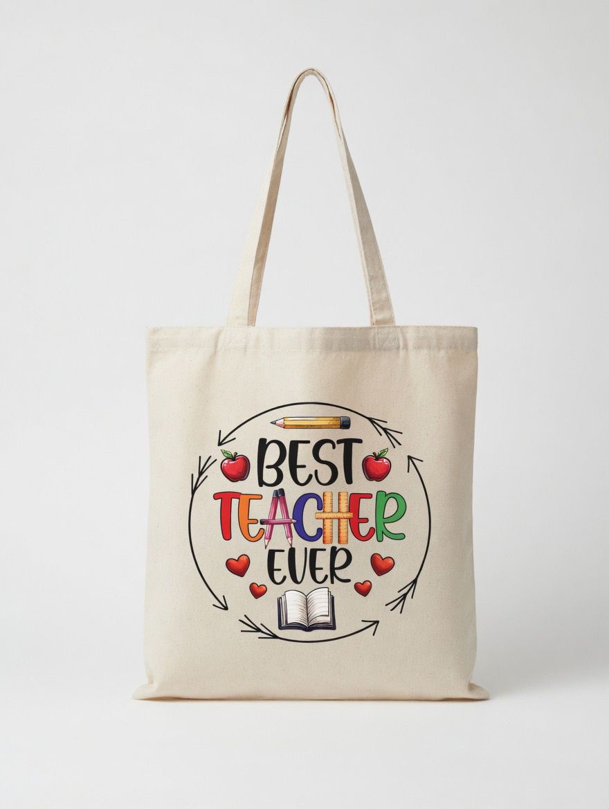 Totebag Best Teacher Ever