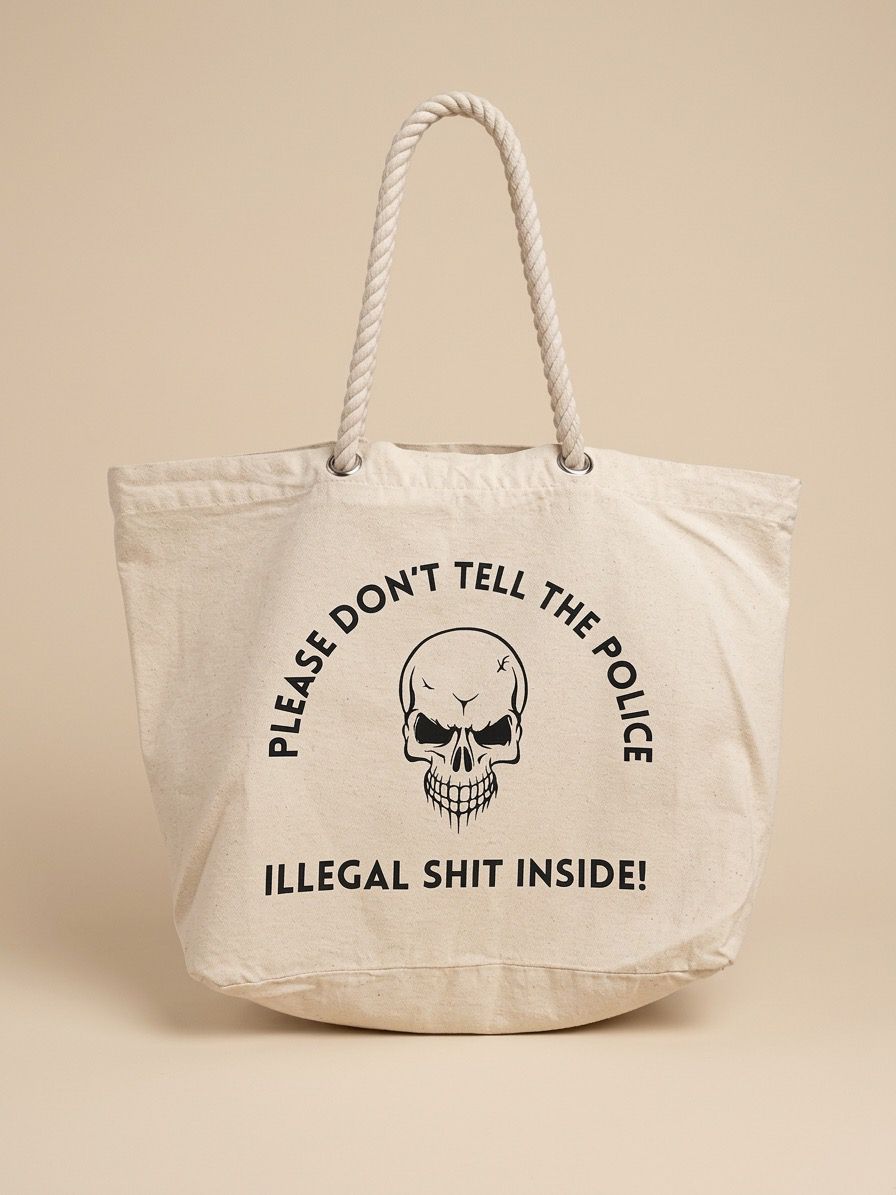 Totebag Don't tell the police