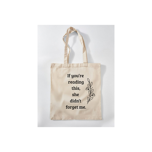 Totebag - Didn't forget me