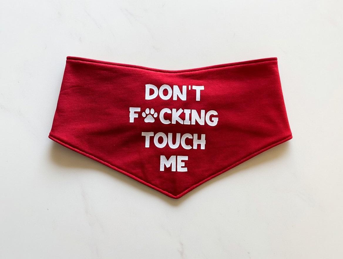 Don't fucking touch me