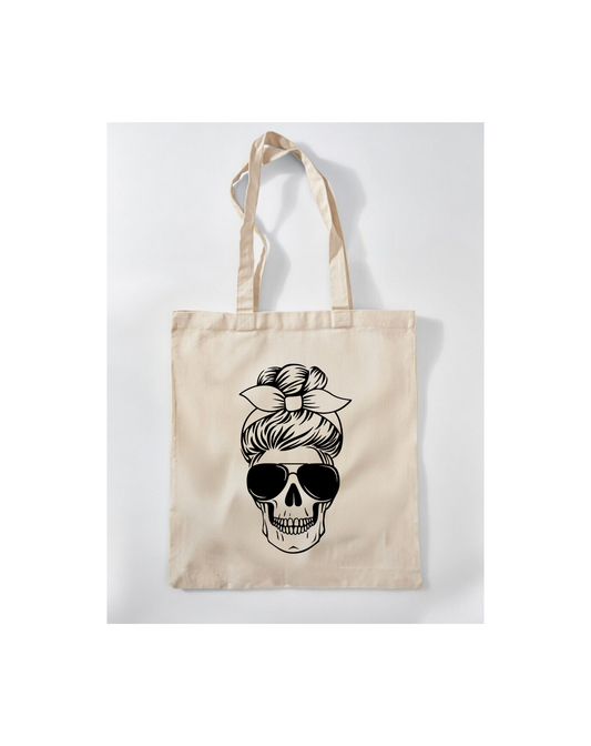 Totebag - Mom skull